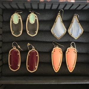KENDRA SCOTT MULTISTONE EARRINGS